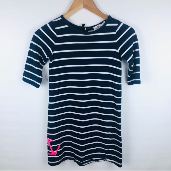 Vineyard Vines Striped Sailor Cotton Knit Dress - Picture 7 of 7